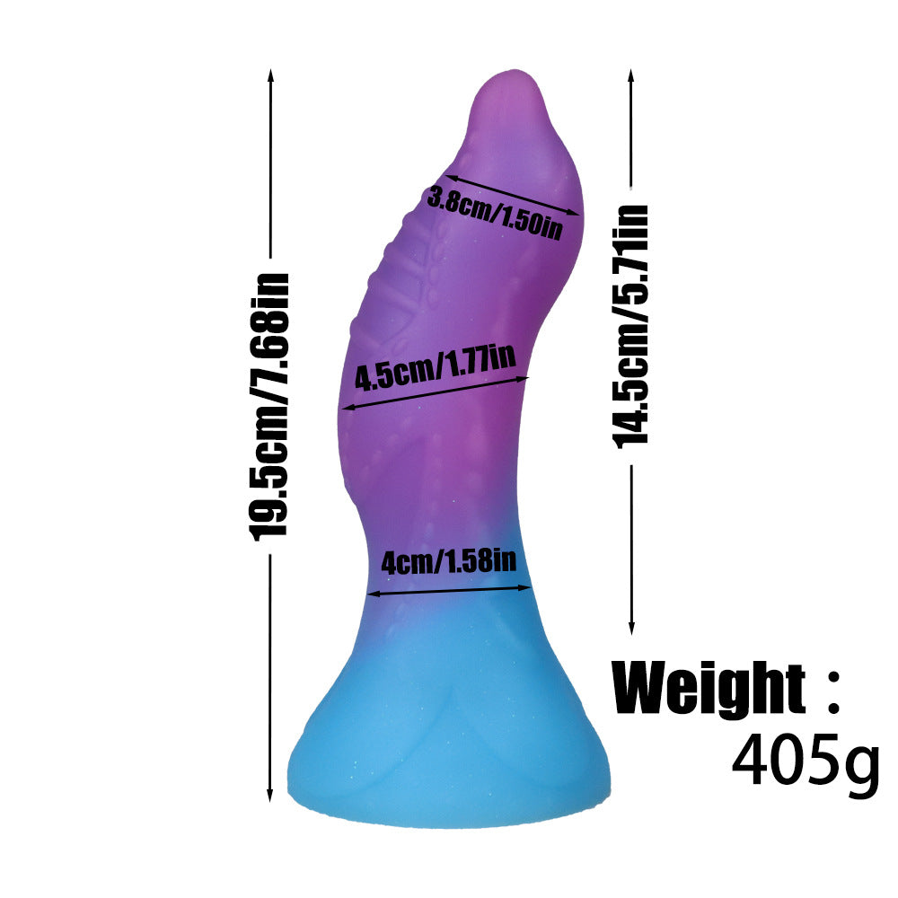 Special shaped small drill silo dildo liquid silicone female masturbator