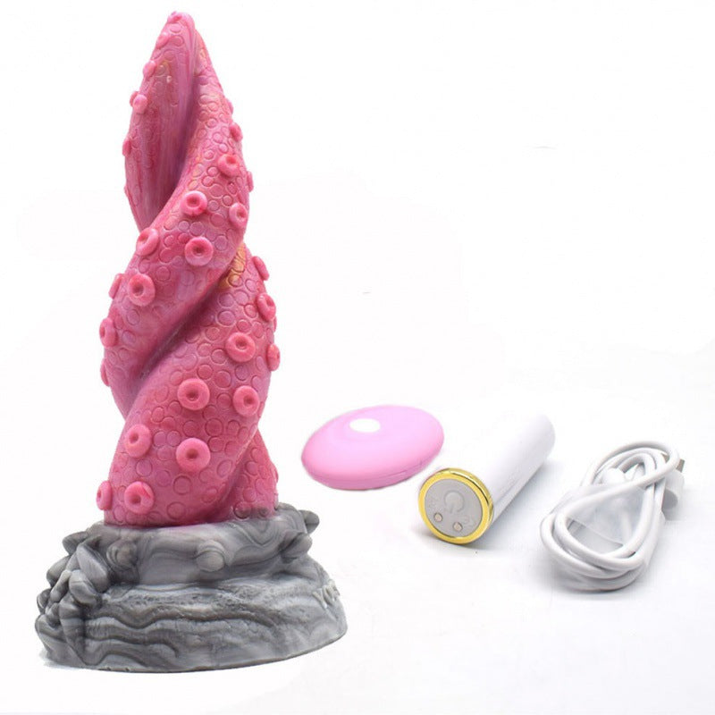 Alien Silicone Octopus Tentacle Female Electric Insertion Vibrator Dildo