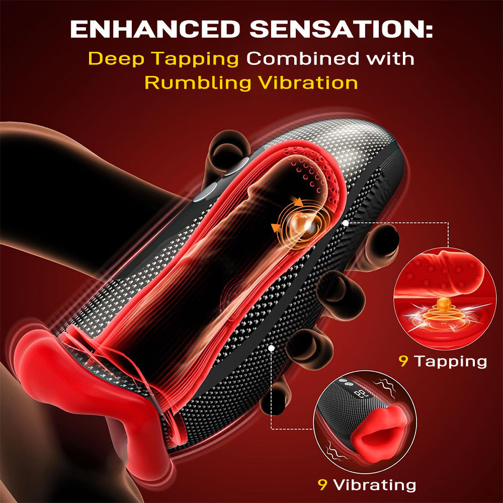 Manatee Trainer 9-frequency Vibration Masturbator APP Controlled Penis Exerciser