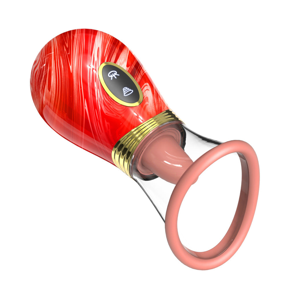 Female soft silicone vibrator clitoral sucking stimulator