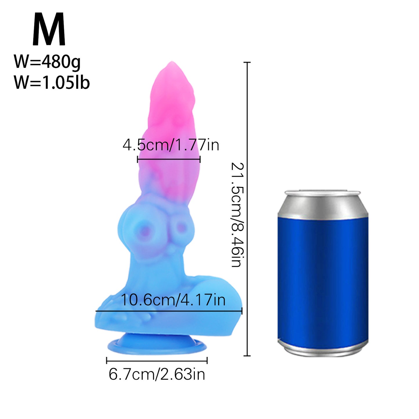 Brand new mechanical dog dildo mixed color artificial animal genital masturbation stick