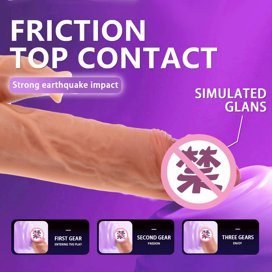 Jenda simulation electric vibrator retractable dildo female masturbator sex toy