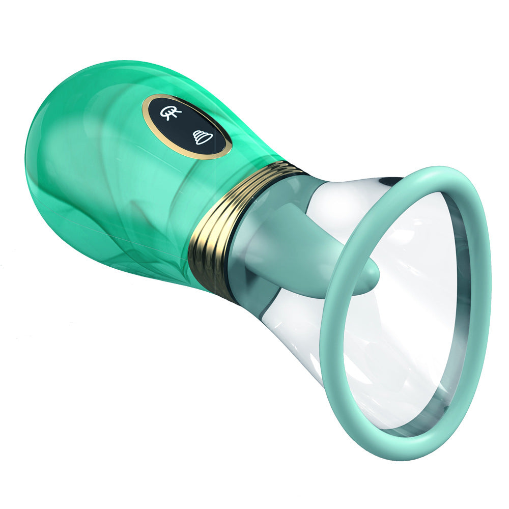 Female soft silicone vibrator clitoral sucking stimulator