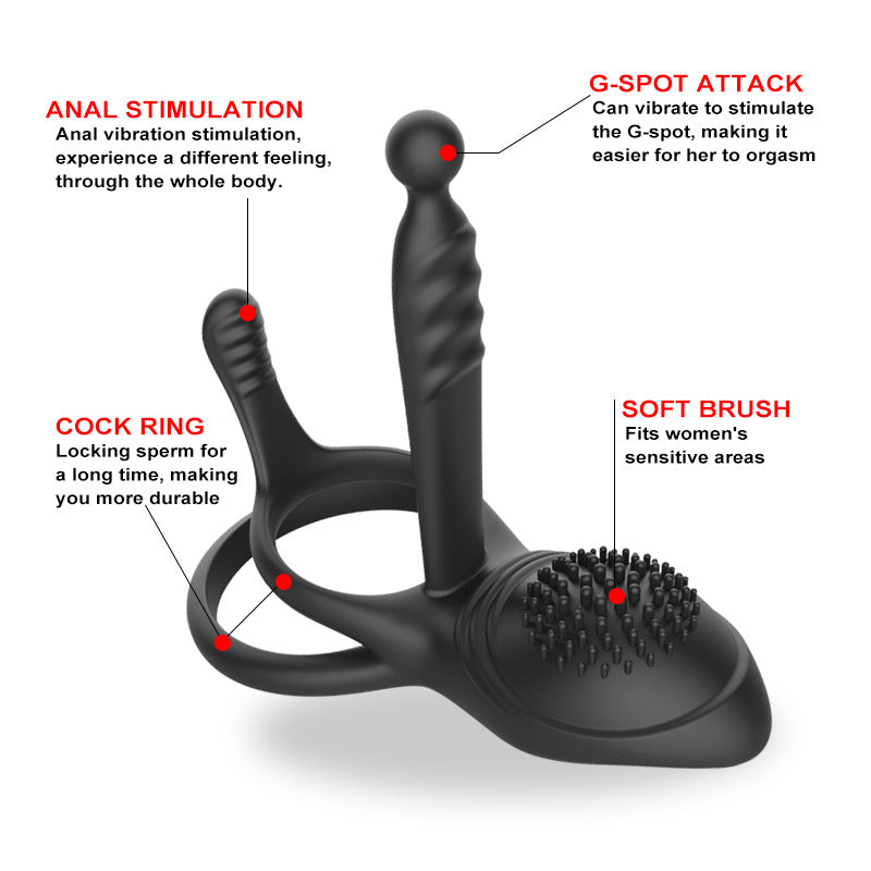 Men's penis vibrator delay trainer flirting couple vibrator