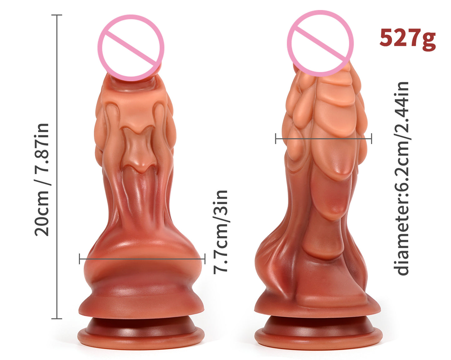 Unicorn Jade European and American Shaped Penis Simulation Oversized Dildo