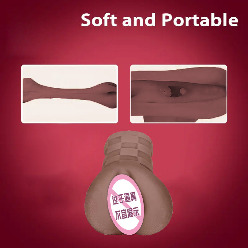Male masturbator realistic pocket genital mold sex toy