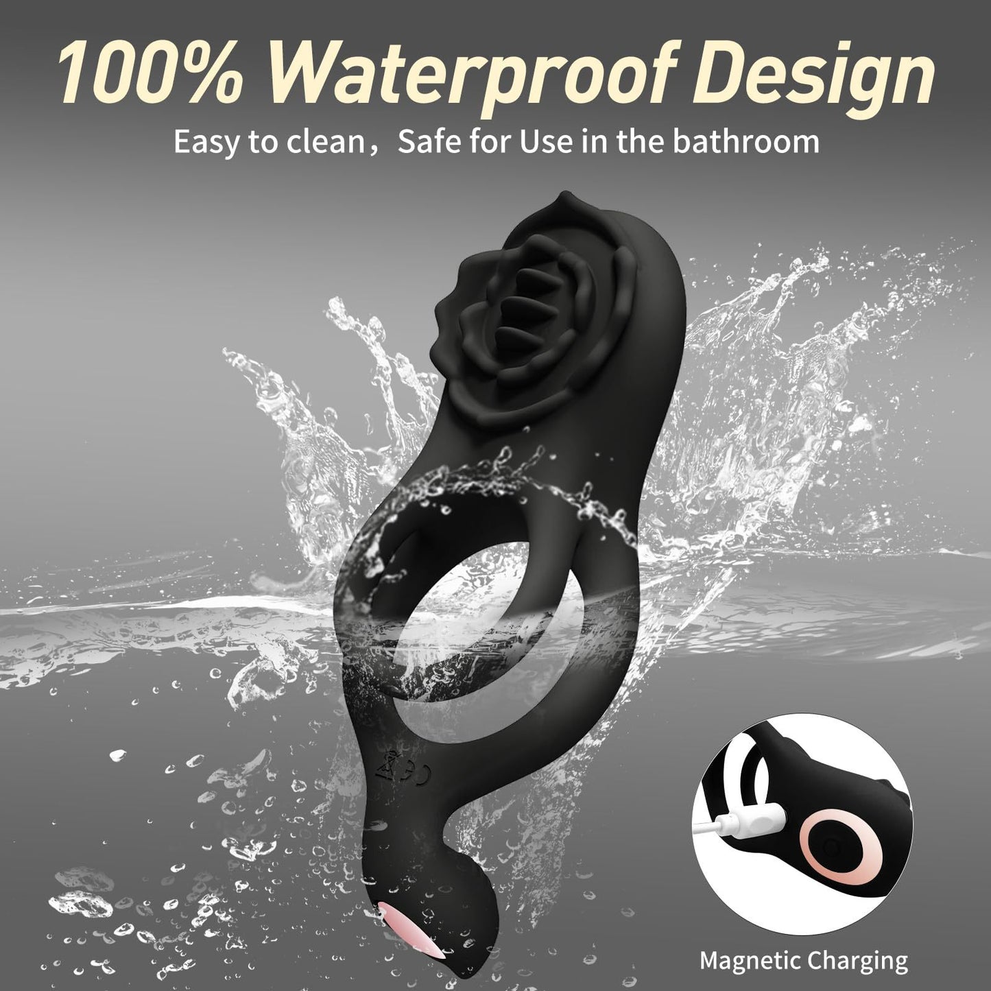 APP remote control vibration penis ring male resonator flirting couple vibrator