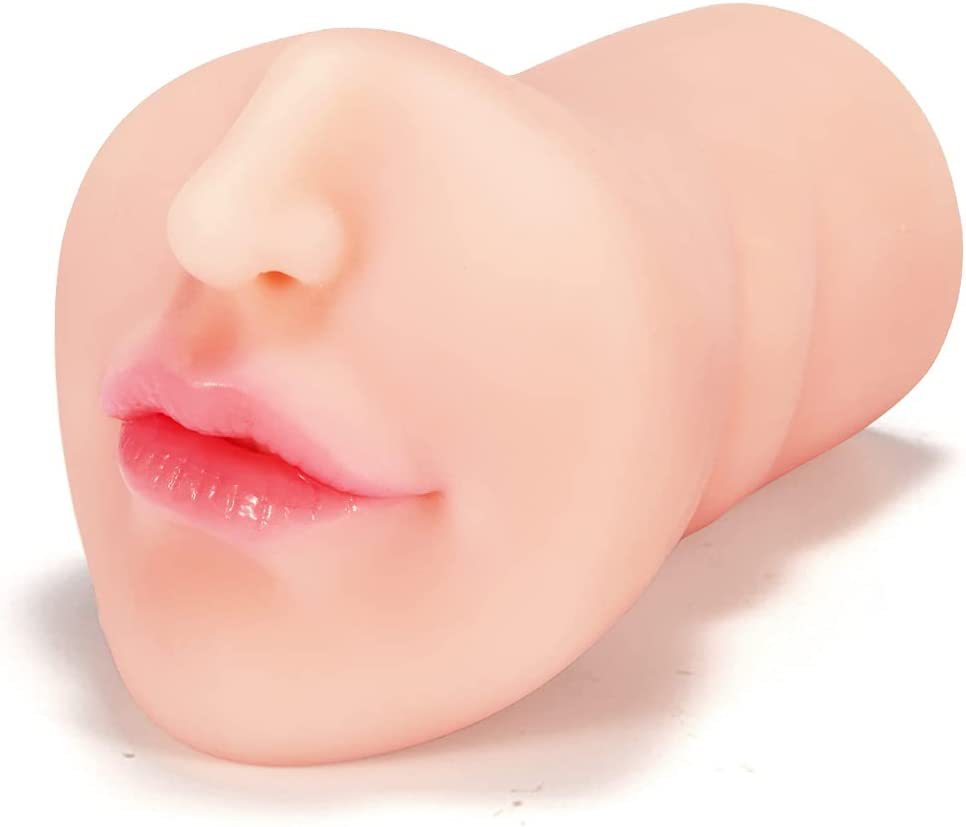 Realistic oral sex tool molded sex toy male masturbator