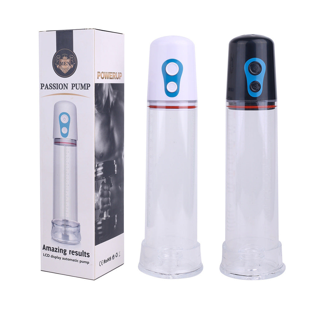 Men's automatic suction vacuum penis enlargement pump trainer