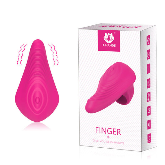 Silicone Finger Vibrator Women Finger Set Flirting Couple Vibrator