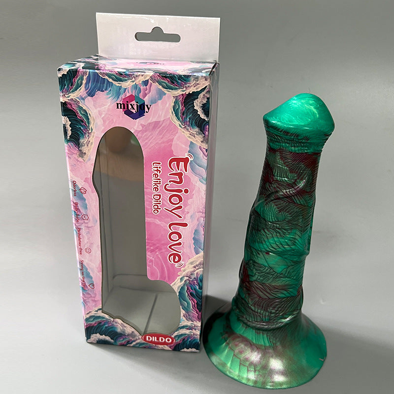 Creative Alien Liquid Silicone Penis Dildo Adult Masturbator