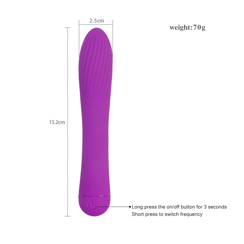 Female passion 10 frequency vibration threaded rod waterproof portable sex adult products