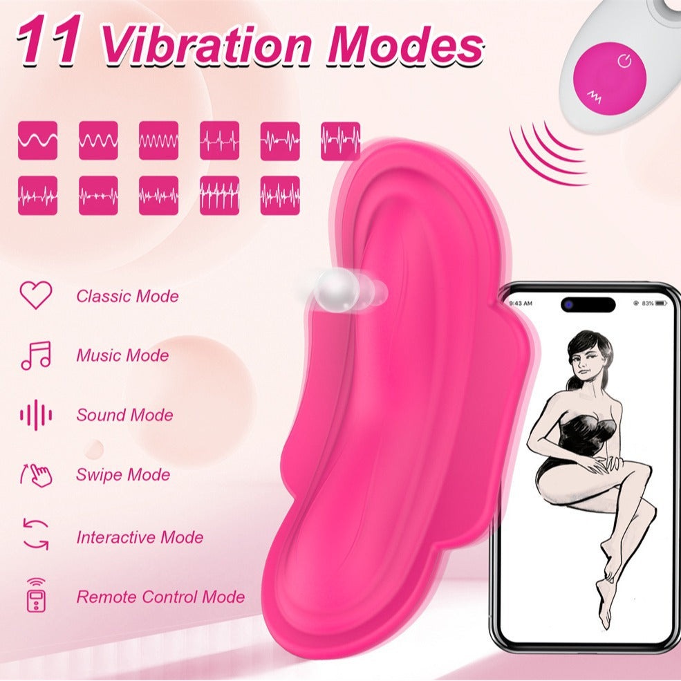 APP controlled sanitary napkin shape vibrator female vibrating panties female sex toys