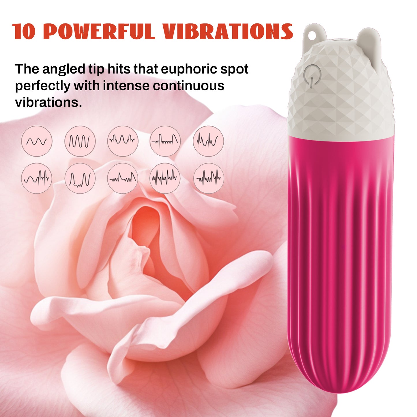Full Silicone Rechargeable Multi-Frequency Vibration Love Egg Vibrator Female Sex Toy