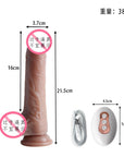 Realistic electric thrusting dildo with heating for adult female sex toys simulation masturbator