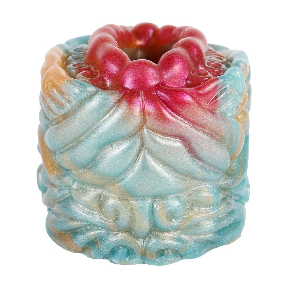 Colorful Shaped Portable Masturbator Cup Single Hole Oral Sex Cup Penis Exerciser