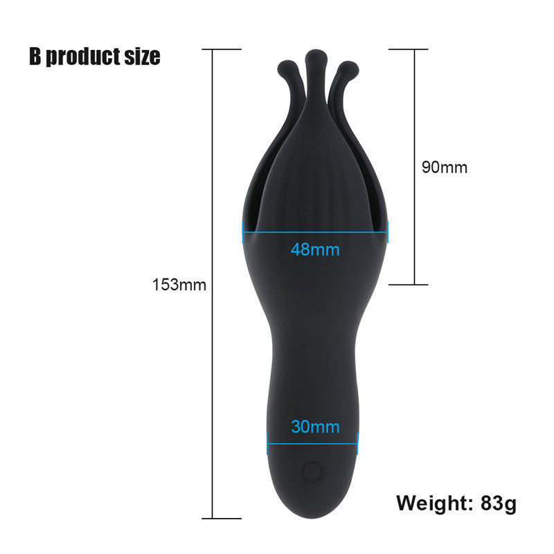 MiMao Black Warrior Petal Sex Men's Trainer Massager Adult Sex Toys