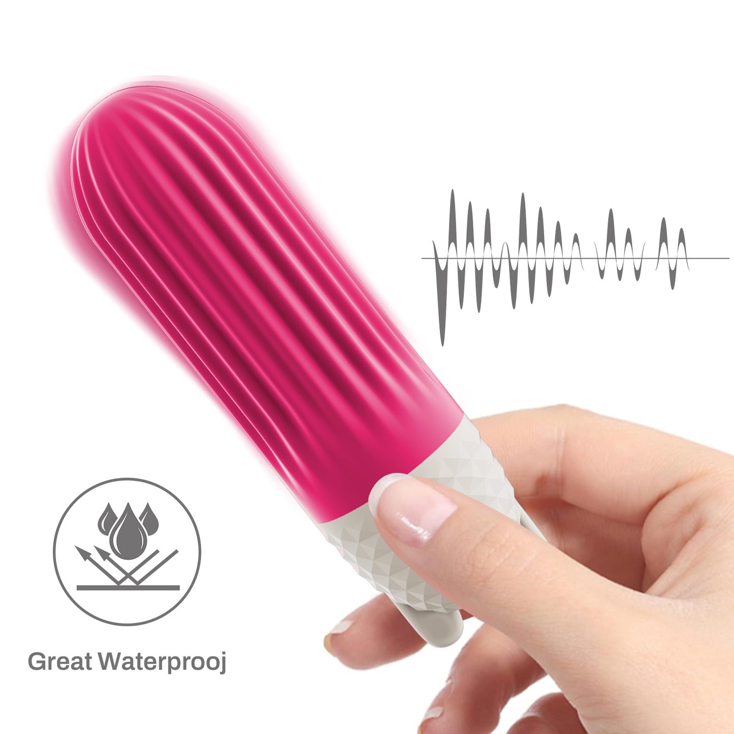 Full Silicone Rechargeable Multi-Frequency Vibration Love Egg Vibrator Female Sex Toy