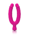 Powerful vibration double-head dildo bendable triple vibration dual-purpose vibrator