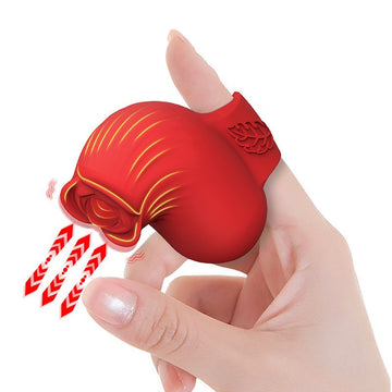 Female finger rose vibrator massager  clitoral comfort vibrator adult product