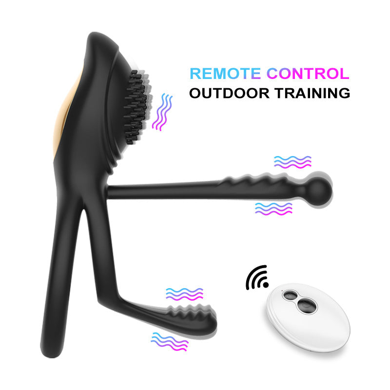 Men's penis vibrator delay trainer flirting couple vibrator