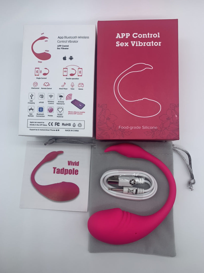 Tadpole mobile phone APP vibrator wireless remote control female masturbator sex toys