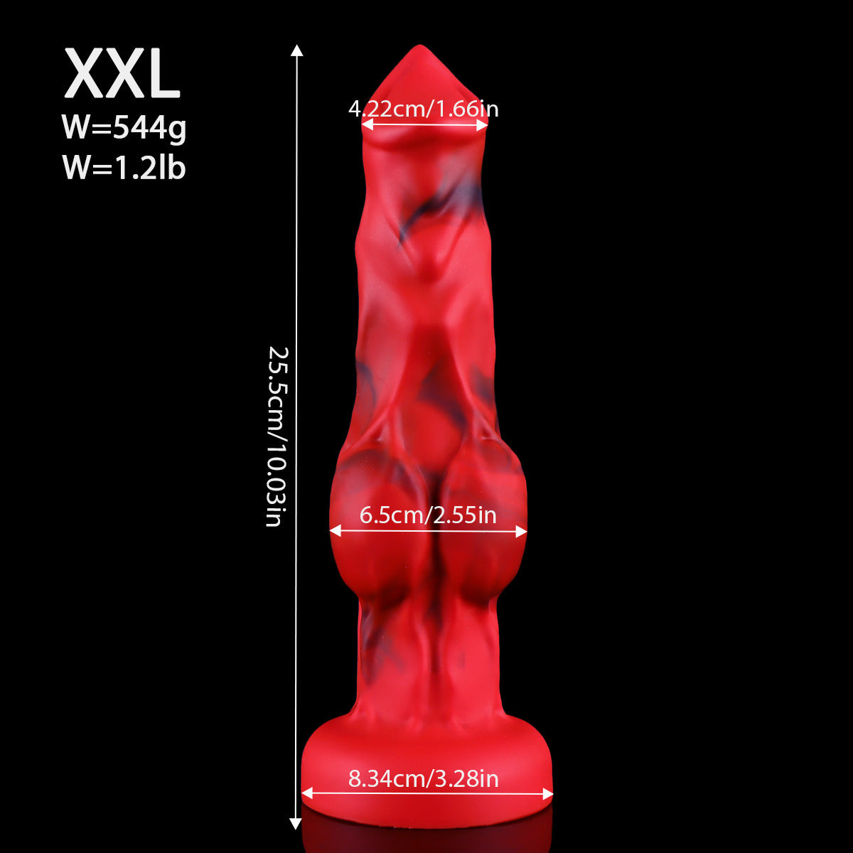 Wolf Chicken Shaped Liquid Silicone Dildo Simulating Animal Penis Female Sex Toy