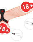 Mecha X-Ring Men's Delay Silicone Vibrating Charging Penis Ring