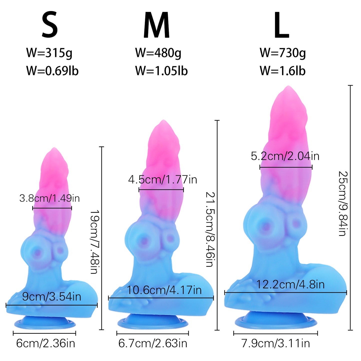Brand new mechanical dog dildo mixed color artificial animal genital masturbation stick