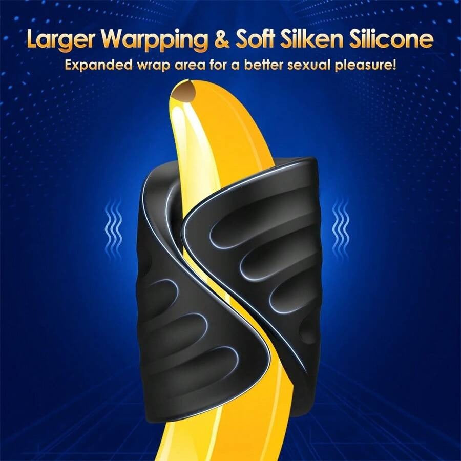 Male masturbator APP controlled penis delayed vibration trainer