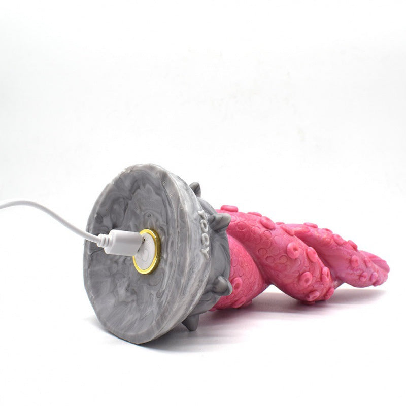 Alien Silicone Octopus Tentacle Female Electric Insertion Vibrator Dildo