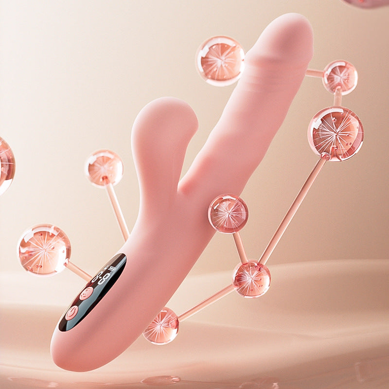 Jixiang LCD screen frequency conversion heating massage stick female masturbator simulation electric vibrator sex toy