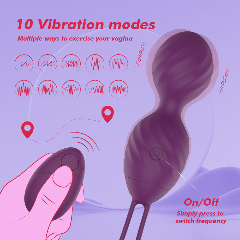 Female wireless remote control rechargeable powerful vibrator massage masturbator