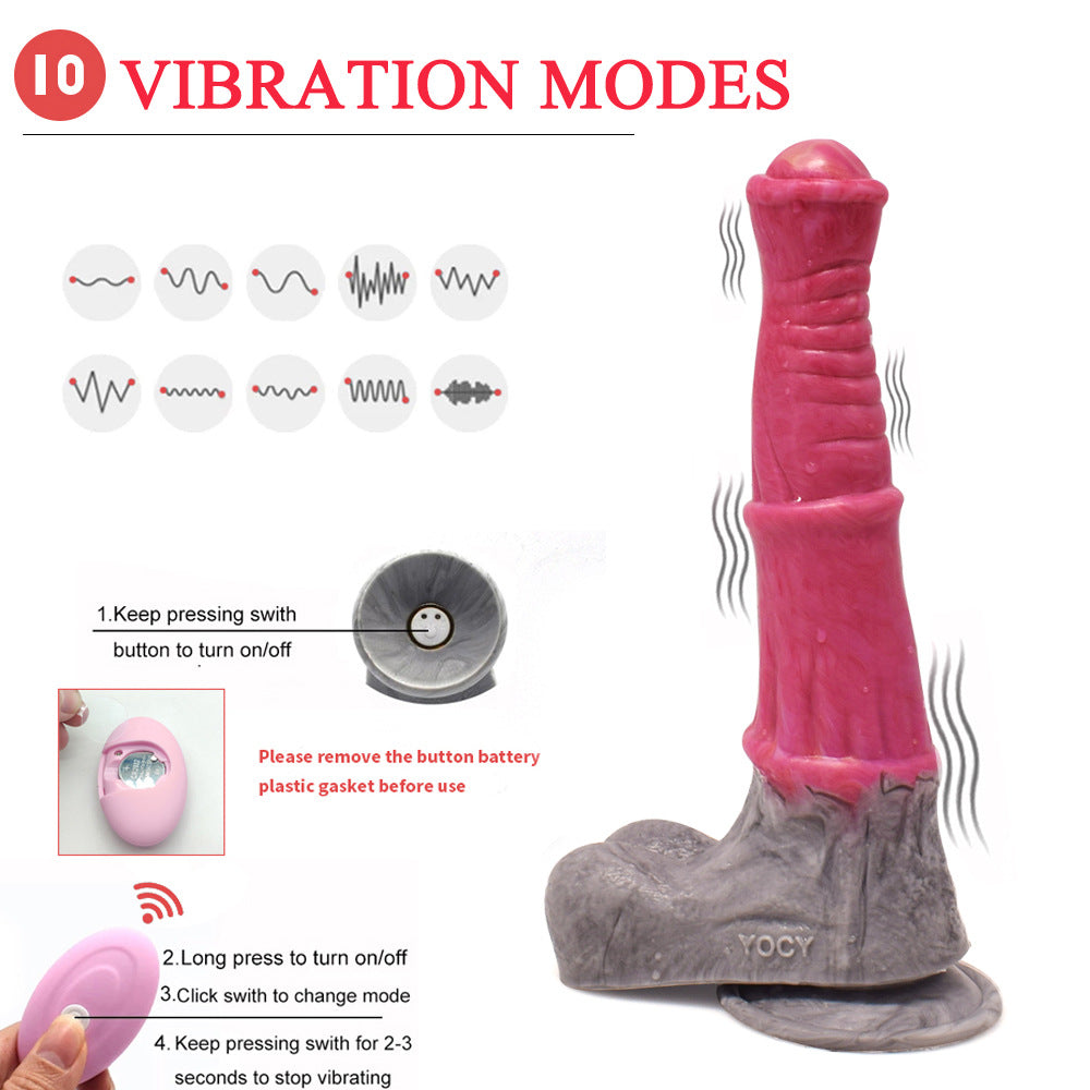Silicone Electric Dildo Special Shaped Female Wireless Vibrator Sex Toys