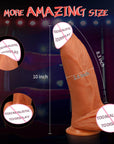 Giant Dick Devil Liquid Silicone Dildo Female Simulation Penis Sex Toy