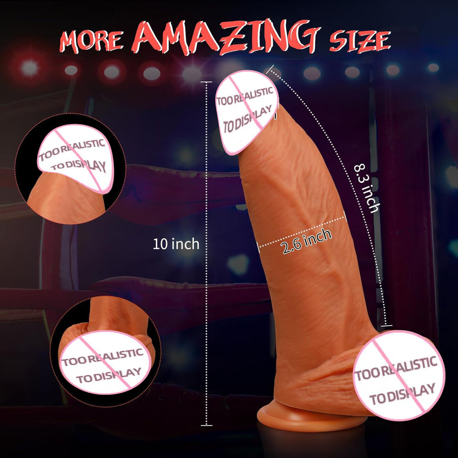 Giant Dick Devil Liquid Silicone Dildo Female Simulation Penis Sex Toy