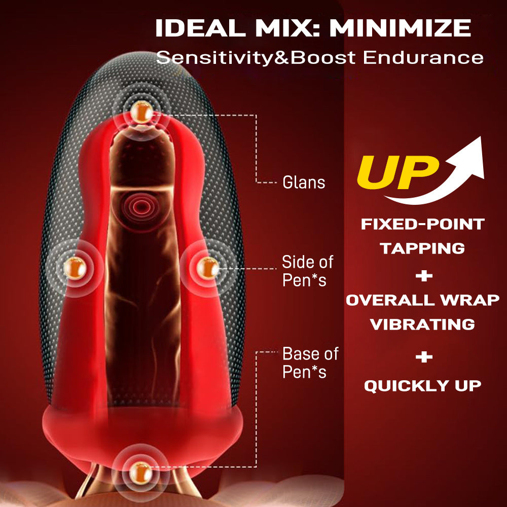 Manatee Trainer 9-frequency Vibration Masturbator APP Controlled Penis Exerciser