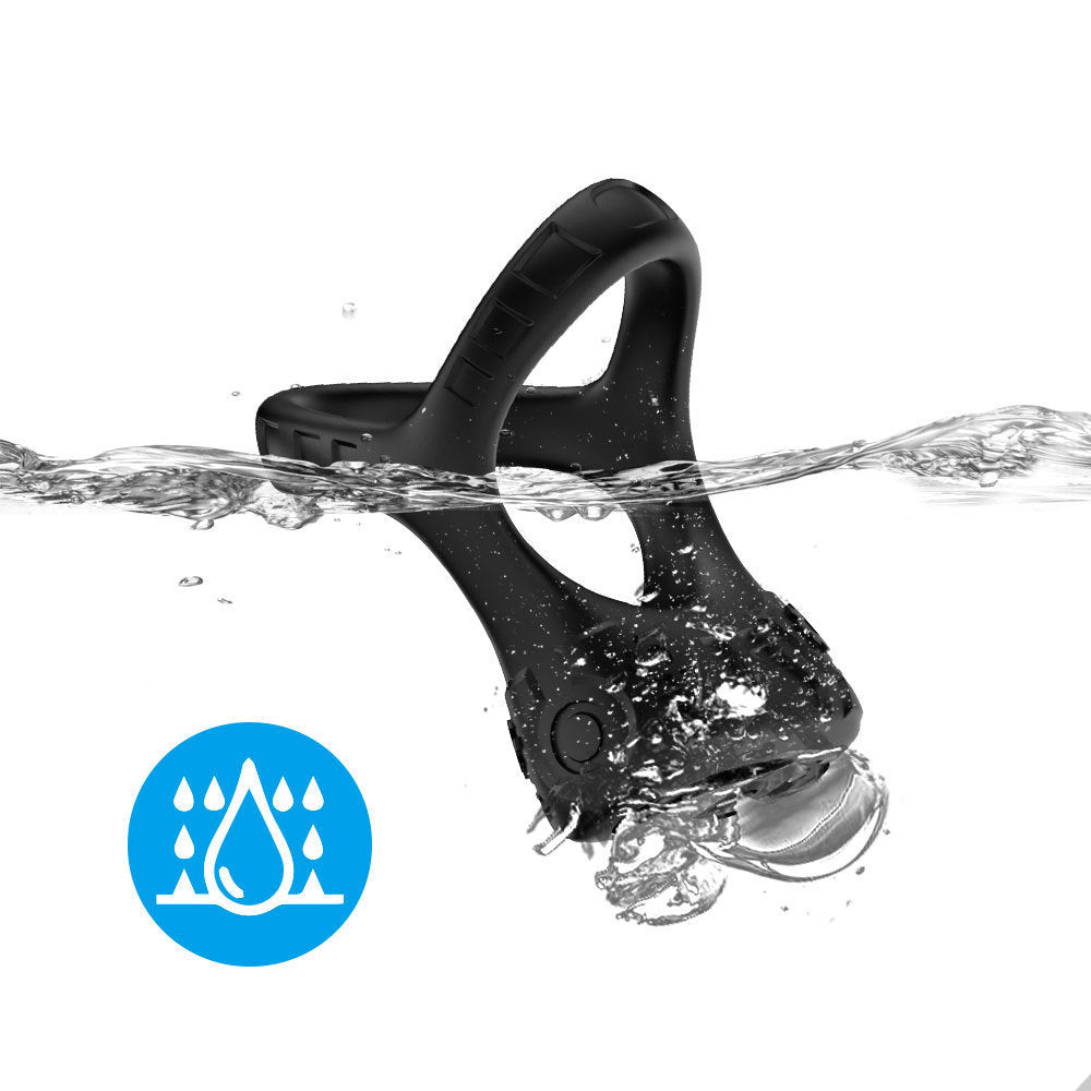 Mecha X-Ring Men's Delay Silicone Vibrating Charging Penis Ring