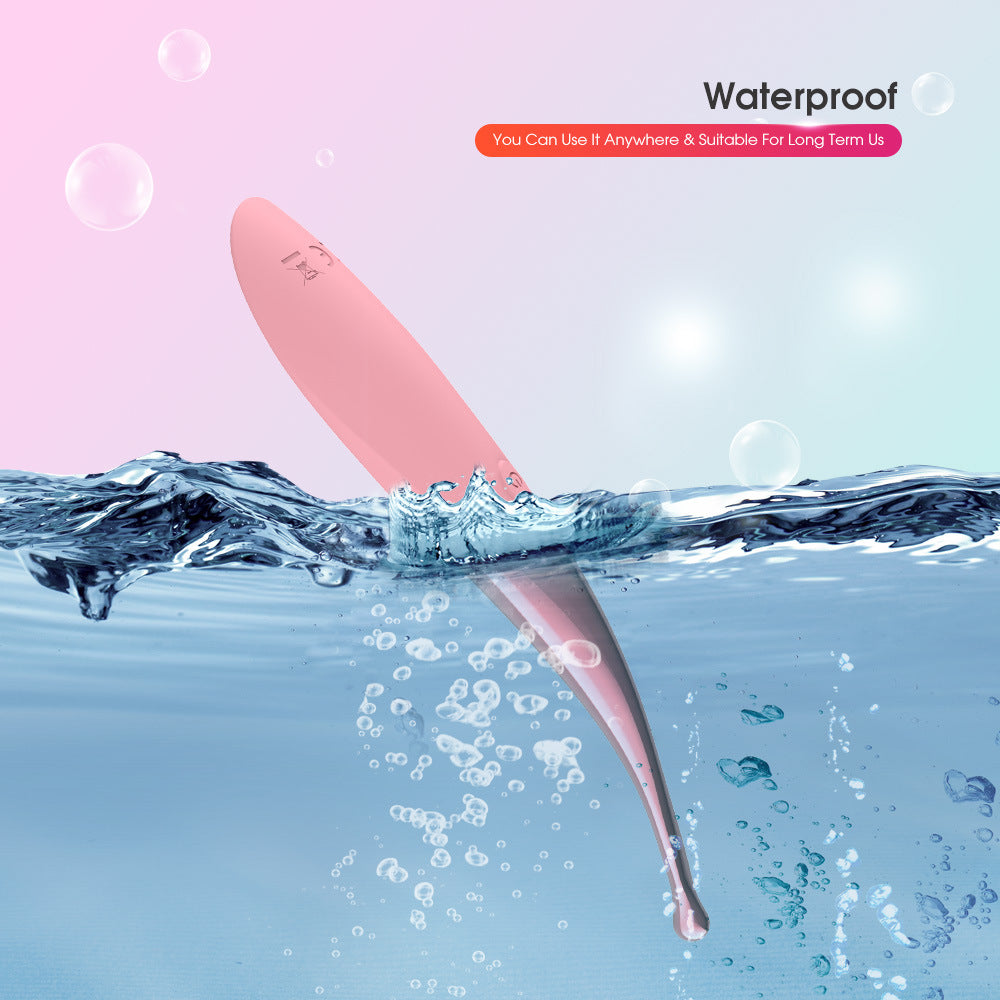 Female Tide Pen Masturbator  Silicone Vibrator Rechargeable Multi-Frequency Female Sex Toy
