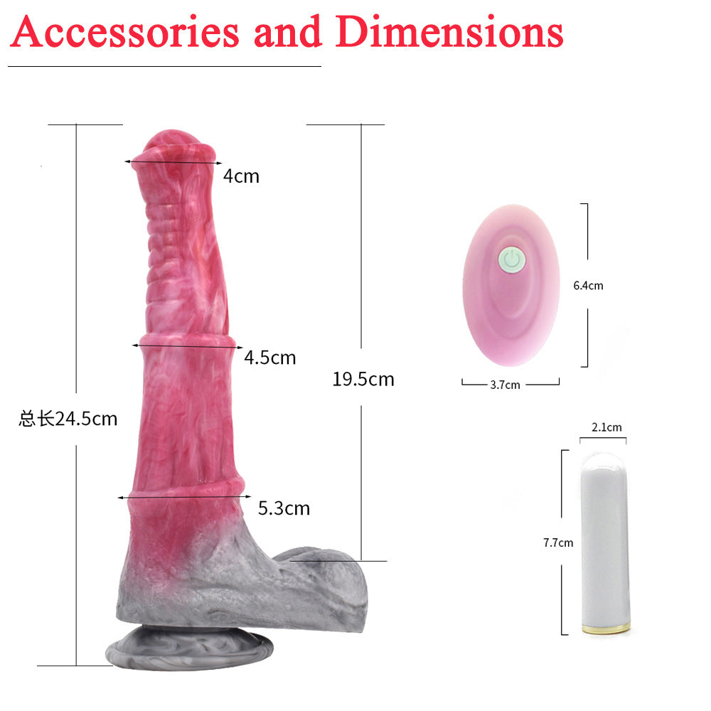 Silicone Electric Dildo Special Shaped Female Wireless Vibrator Sex Toys