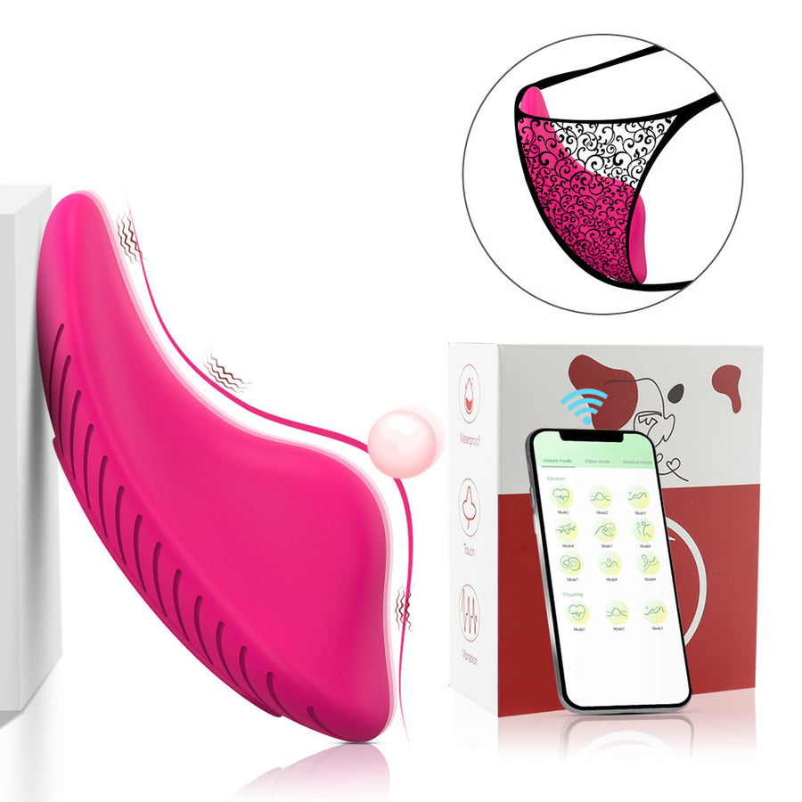 Women's APP Remote Control Wearable Vibrator Flirting Vibration Massager Couple Sex Toy