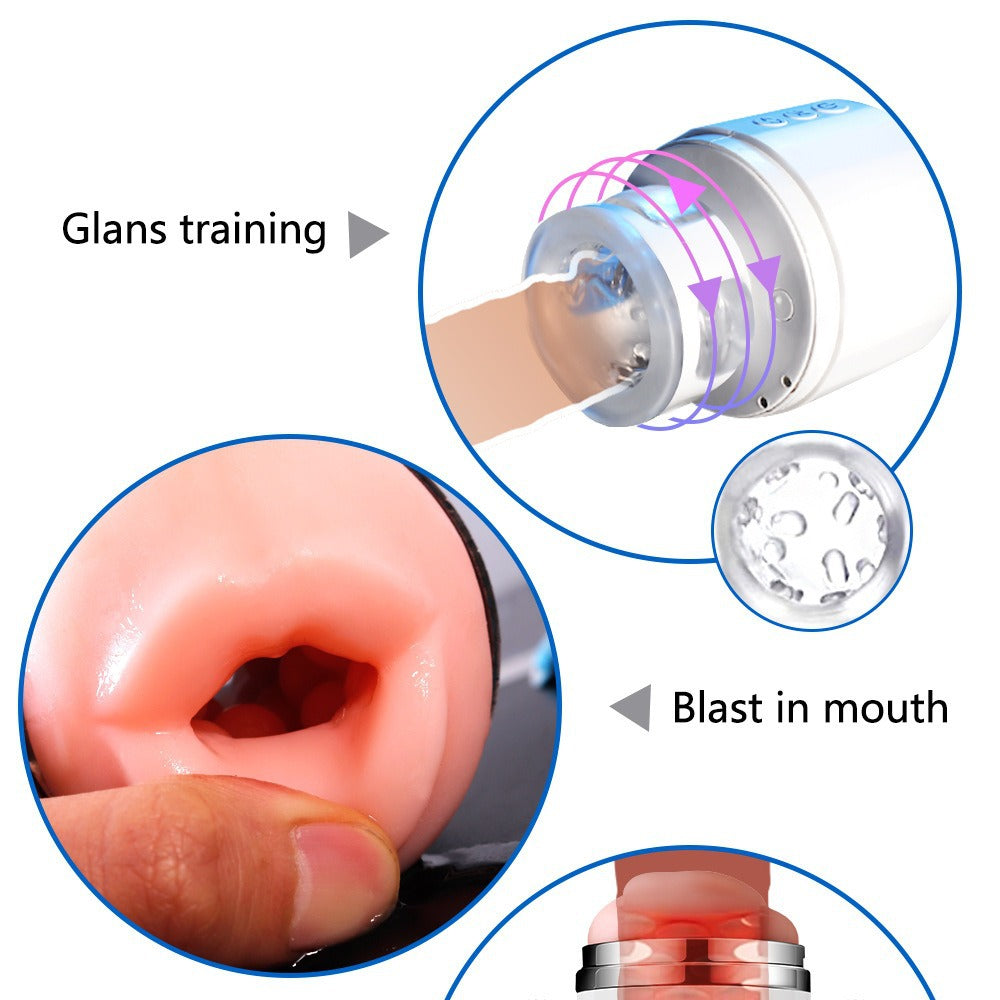 Fully automatic rotating vibration exerciser masturbation cup adult male masturbator