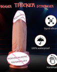 Giant Dick Devil Liquid Silicone Dildo Female Simulation Penis Sex Toy