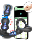 Multi-frequency vibration swing prostate massager male masturbator