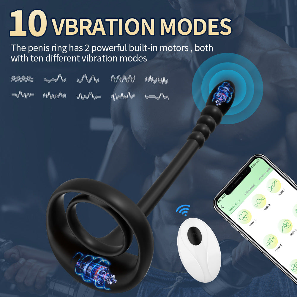 APP Remote Control Penis Vibrator Couple Vibrator Flirt Couple Sex Toy