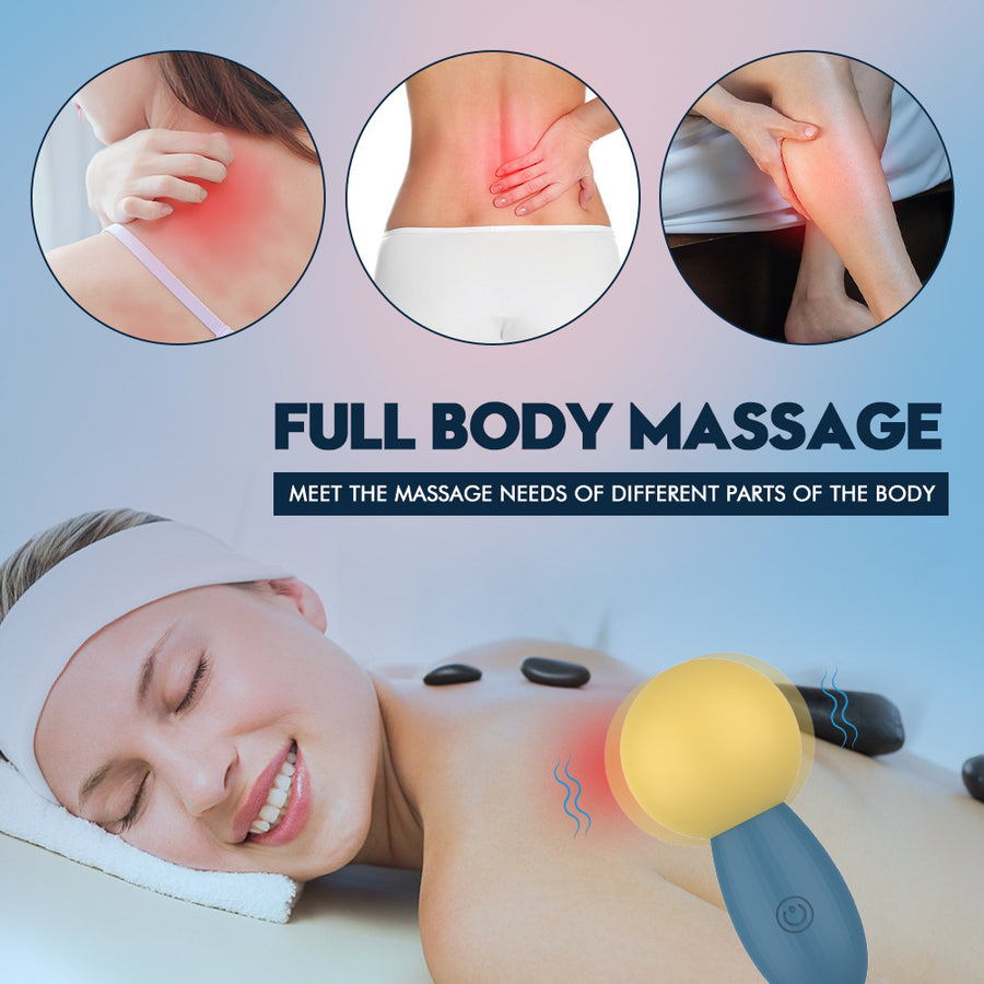 Fashionable strong decompression massage stick silent waterproof female masturbator vibrator