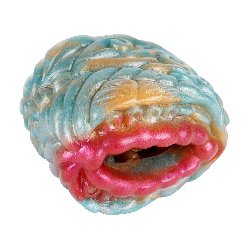 Colorful Shaped Portable Masturbator Cup Single Hole Oral Sex Cup Penis Exerciser