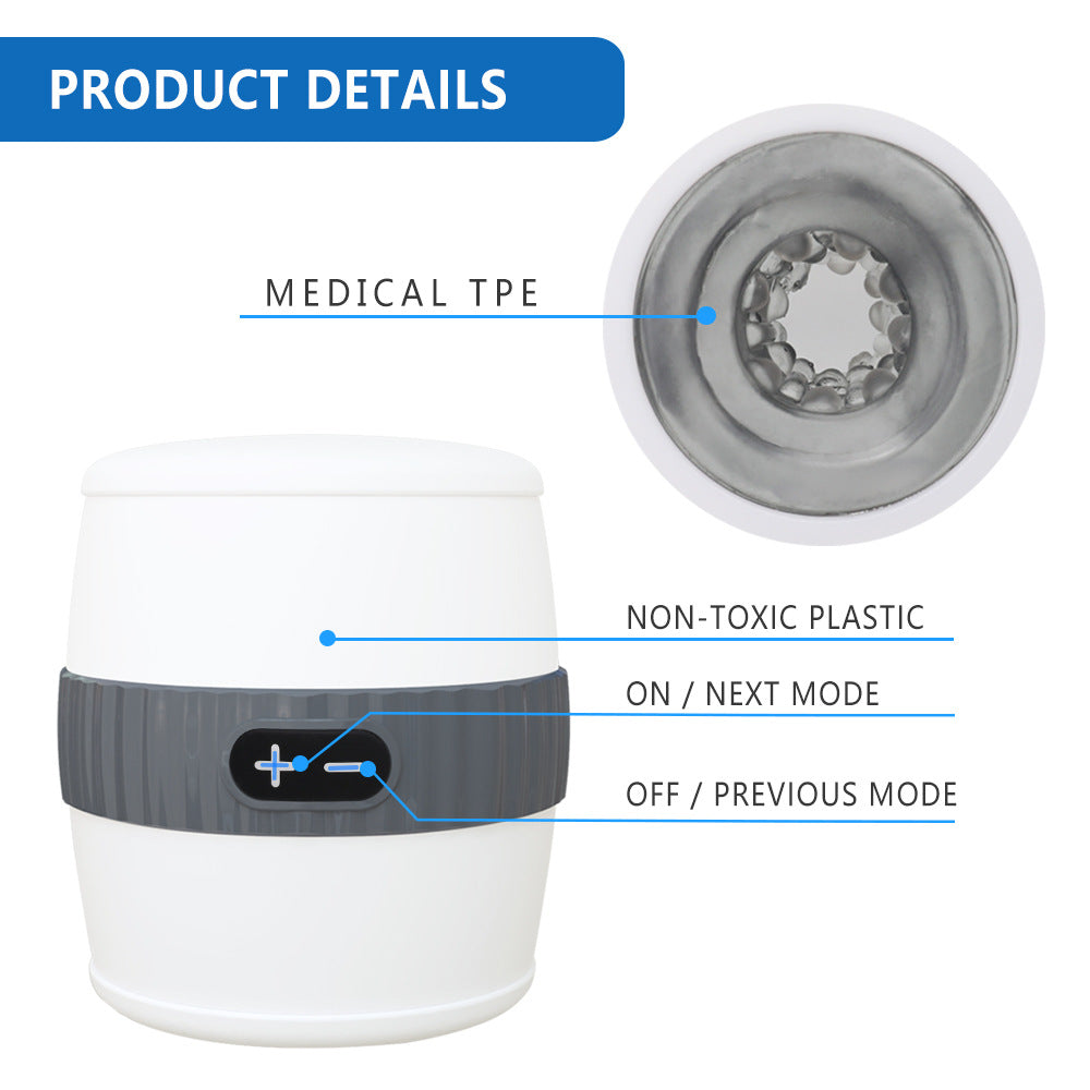 Ashia USB rechargeable magic cup handheld male masturbator