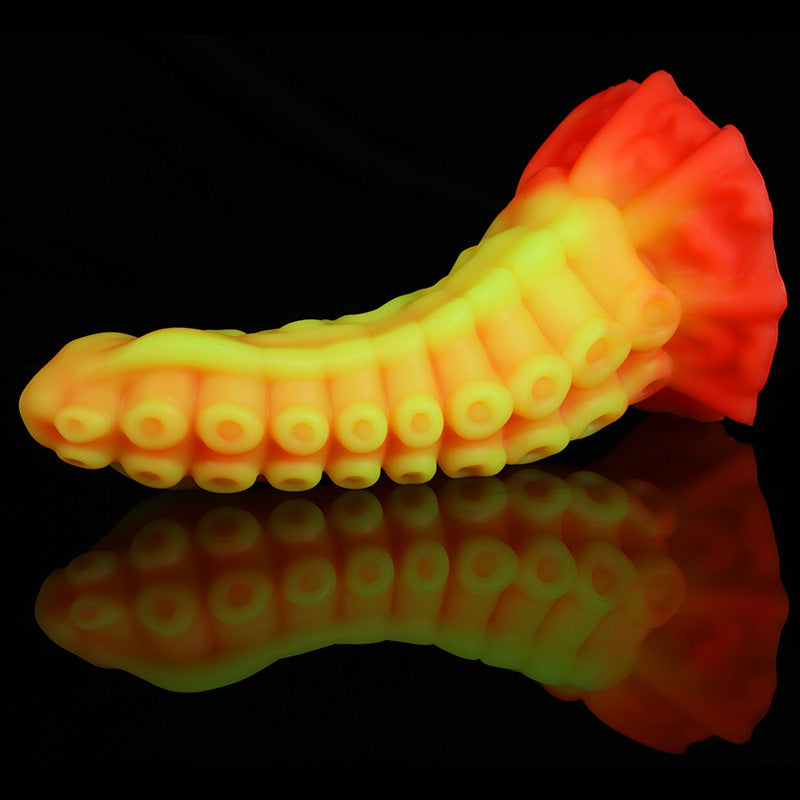 Special Shape Mixed Color Dildo Female Silicone Large Size Masturbator