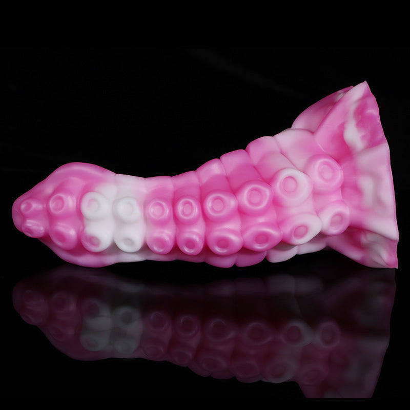 Special Shape Mixed Color Dildo Female Silicone Large Size Masturbator